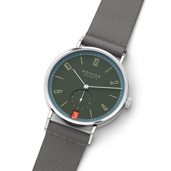 NOMOS Glashütte Tangente 38 Datum Lakritze  (Ref: 179.S18)