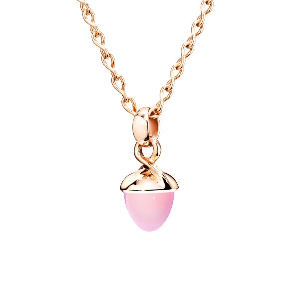 Tamara Comolli MIKADO Bouquet Anhänger pinker Chalcedon (Ref: P-MB-ChPi-rg)