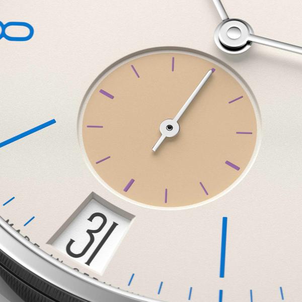 NOMOS Glashütte Tangente 38 Datum Schulhausweiß  (Ref: 179.S11)