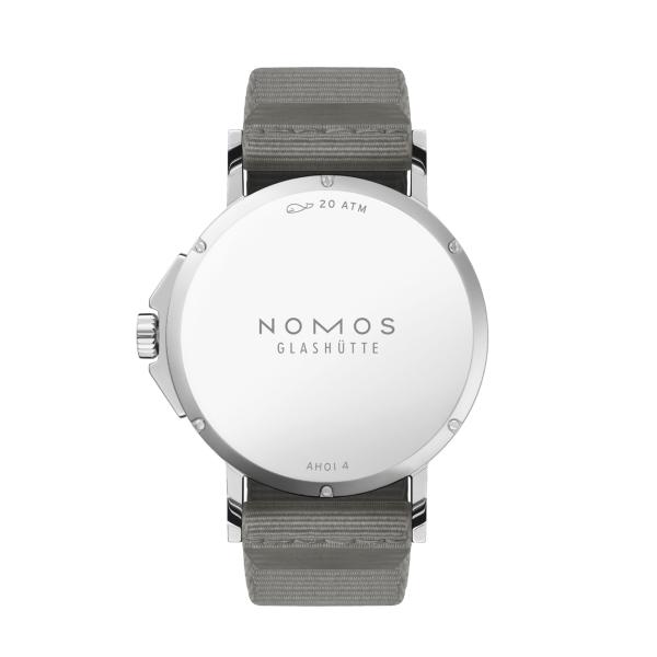 NOMOS Glashütte Ahoi neomatik 38 Datum sand (Ref: 517)