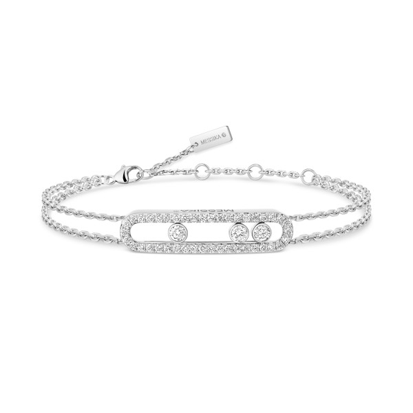 Messika Move Classique Pavé Armband (Ref: 03995-WG)
