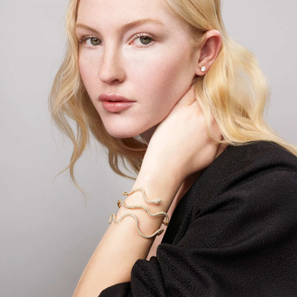 Ole Lynggaard Copenhagen Snakes-Armreif In Pavé-Fassung (Ref: A3140-401)