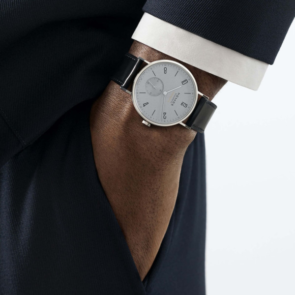 NOMOS Glashütte Tangente neomatik 39 platingrau (Ref: 144)