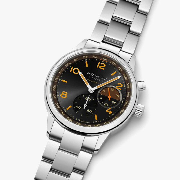 NOMOS Glashütte Club Sport Neomatik Weltzeit Grid (Ref: 790.S8)