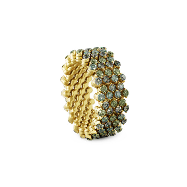 Serafino Consoli Brevetto Multi-Size Ring (Ref: RMS 7F4 YG GS MIX)