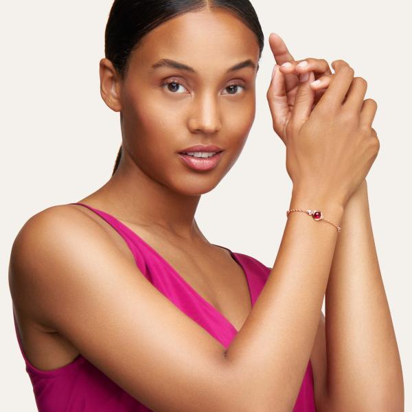 Tamara Comolli BOUTON Armband Mini Chain 'Wildberry' small/medium (Ref: B-BOU-c-WB-sm-rg)