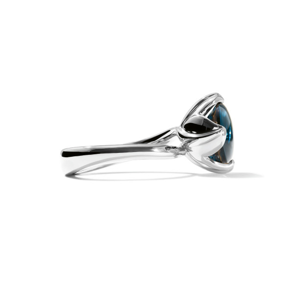 Tamara Comolli TULIP Ring Small mit London Topas (Ref: R-TUL-s-ToLo-wg)