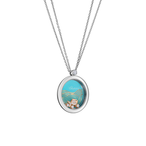 Chopard Happy Fish Anhänger mit Halskette (Ref: 799450-9601)