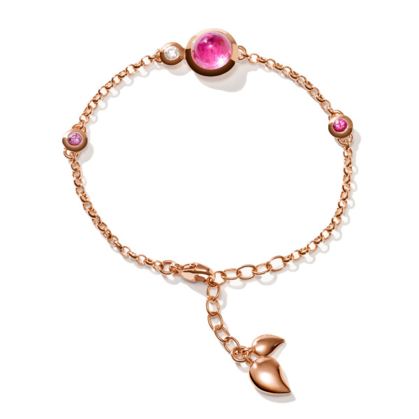 Tamara Comolli BOUTON Mini Chain Armband 'Blush' Small/Medium (Ref: B-BOU-c-Blu-sm-rg)