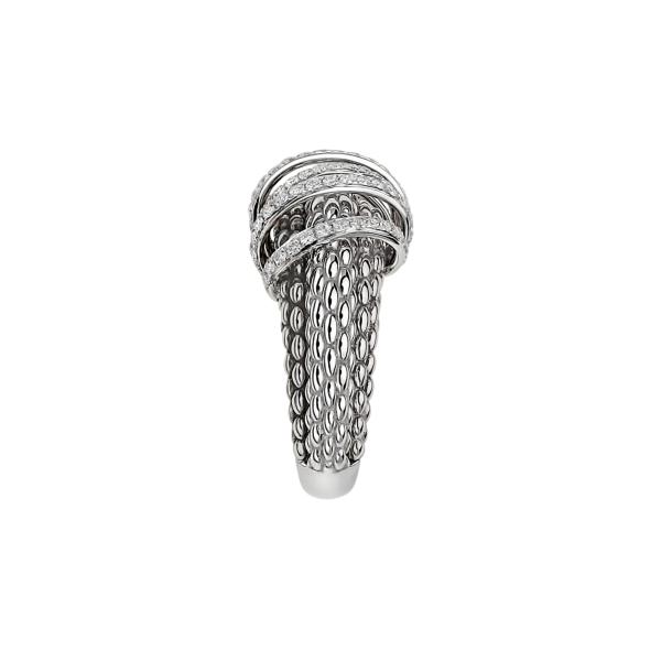 FOPE Solo Ring mit Diamanten ausgefaßt (Ref: 65106AX_PB_B_XBX_140)