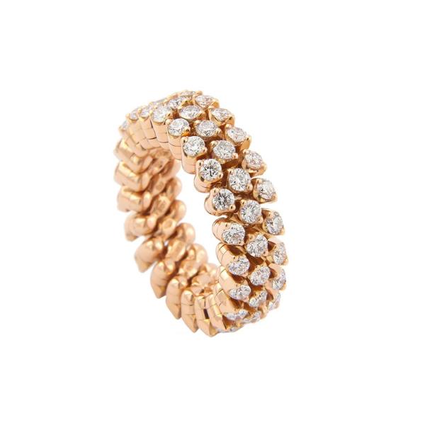 Serafino Consoli Brevetto Multi-Size Ring (Ref: RMS 3F2 RG WD)