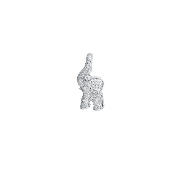 Ole Lynggaard Copenhagen Elephant Anhänger mittel mit Diamant-Pavé (Ref: A1384-502)