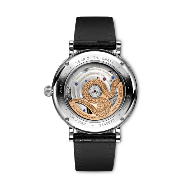IWC Schaffhausen PORTOFINO AUTOMATIC MOON PHASE 37 YEAR OF THE SNAKE (Ref: IW459604)