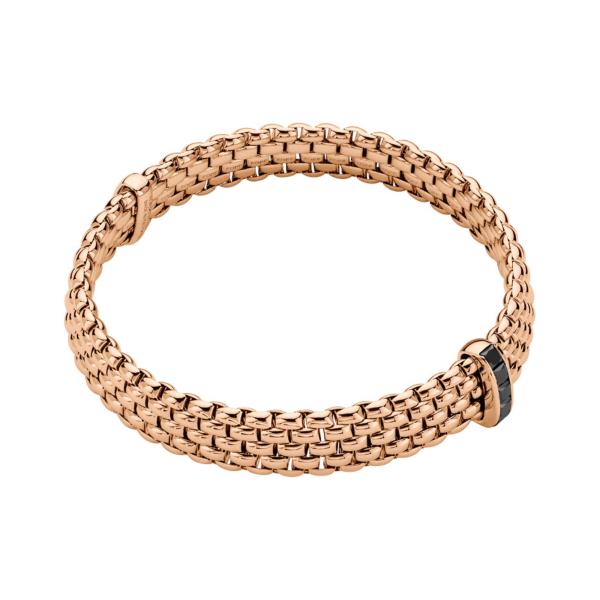 FOPE Panorama Flex'it Armband mit schwarzen Diamanten (Ref: 52504BX_BN_R_XRX_0XS)