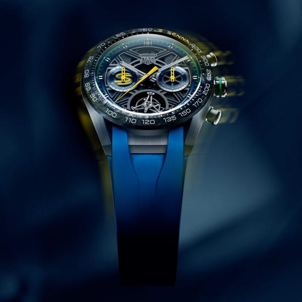 TAG Heuer TAG HEUER CARRERA EXTREME SPORT CHRONOGRAPH TOURBILLON X SENNA (Ref: CBU5081.FT6274)