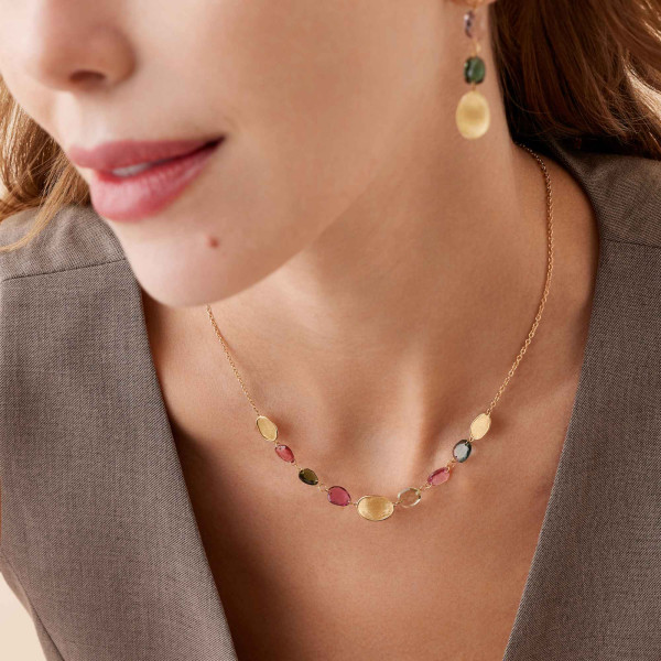 Marco Bicego Lunaria Color Halskette (Ref: CB2874 TM01 Y)