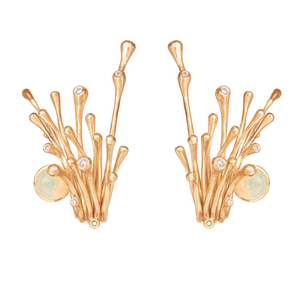 Ole Lynggaard Copenhagen BoHo Zweig Ohrclips Gross (Ref: A2936-402)
