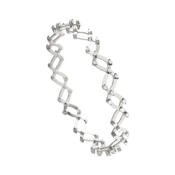 Serafino Consoli Serafino Multi-Size Ring und Armband (Ref: S.RB 1492 F4 WG WD)