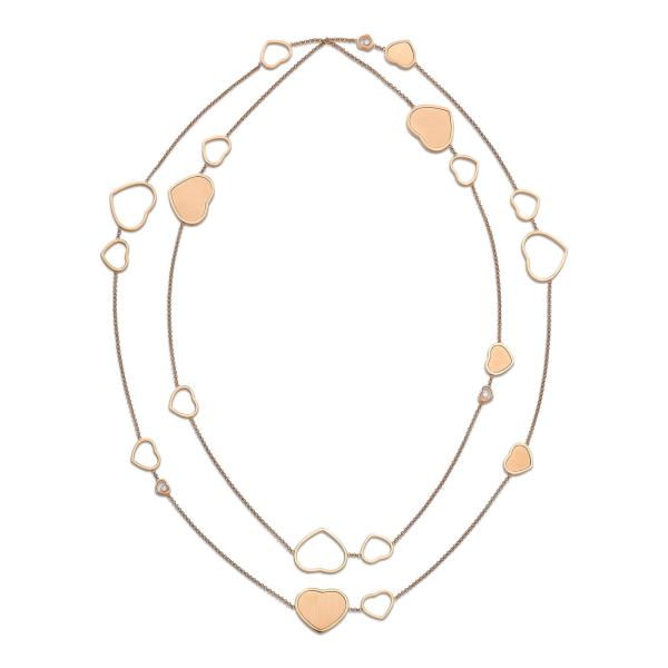 Chopard Happy Hearts Golden Hearts Halskette (Ref: 81A007-5021)