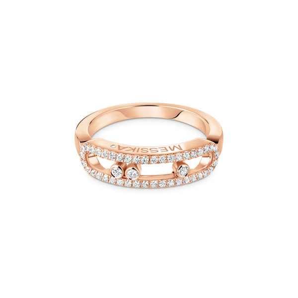 Messika Baby Move Classique Pavé Ring (Ref: 04683-PG)