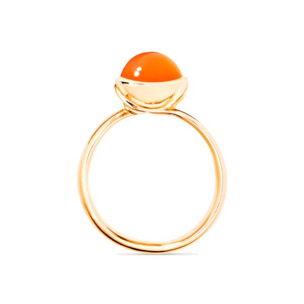 Tamara Comolli BOUTON Ring small Karneol (Ref: R-BOU-s-Carn-yg)