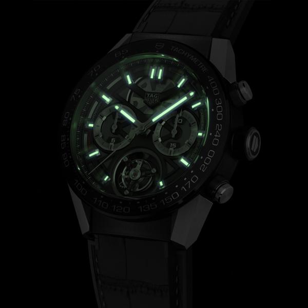 TAG Heuer TAG HEUER CARRERA CHRONOGRAPH TOURBILLON (Ref: CAR5A8Y.FC6377)