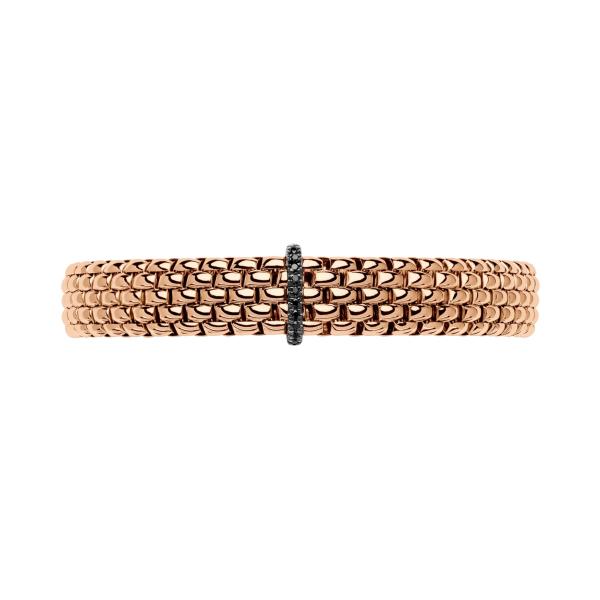 FOPE Panorama Flex'it Armband mit schwarzen Diamanten (Ref: 58604BX_BN_R_X1X_0XS)