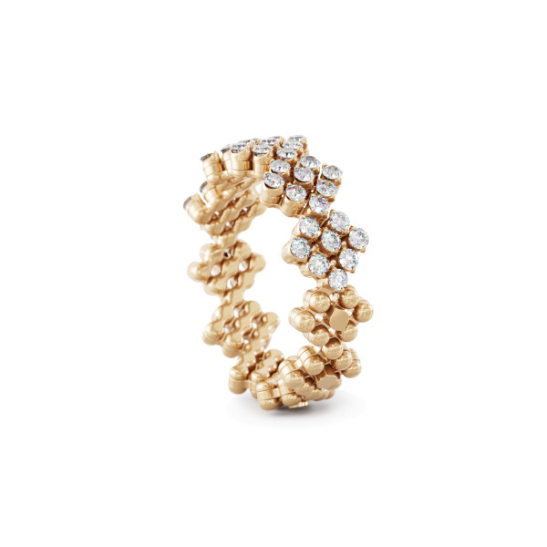 Serafino Consoli Brevetto Multi-Size Ring (Ref: RMS FL H2 RG WD)