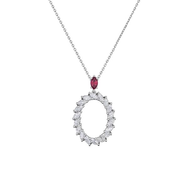 Chopard L'Heure du Diamant Marquise Anhänger mit Halskette (Ref: 79A061-1301)
