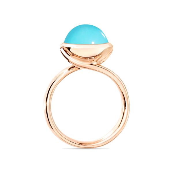 Tamara Comolli BOUTON Ring large Türkis (Ref: R-BOU-l-Tur-rg)