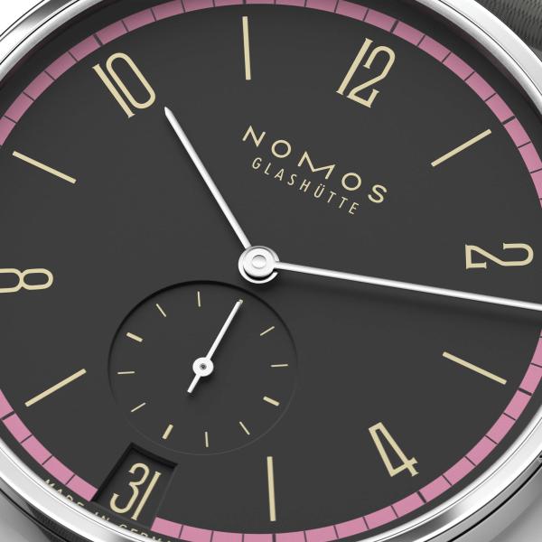 NOMOS Glashütte Tangente 38 Datum Tiefseegrau  (Ref: 179.S19)