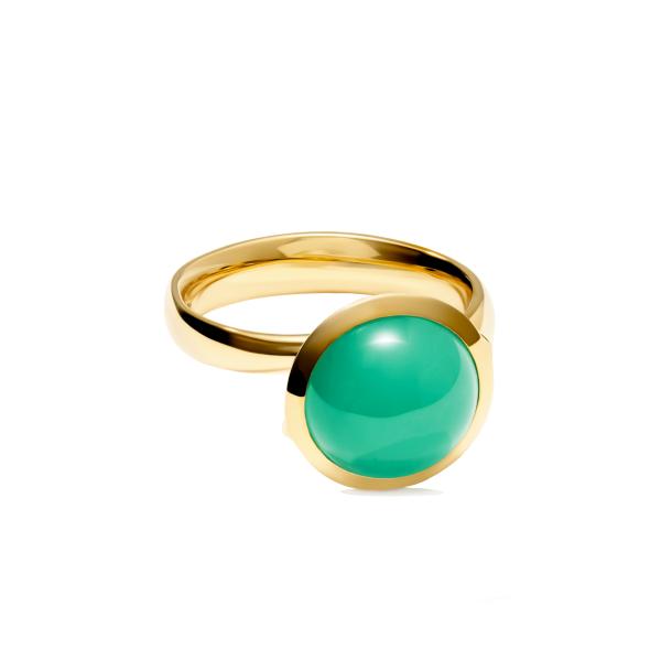 Tamara Comolli BOUTON Ring large Chrysoprase (Ref: R-BOU-l-Chry-yg)