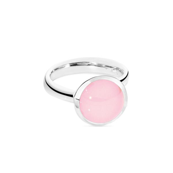 Tamara Comolli BOUTON Ring large pinker Chalcedon (Ref: R-BOU-l-ChPi-wg)