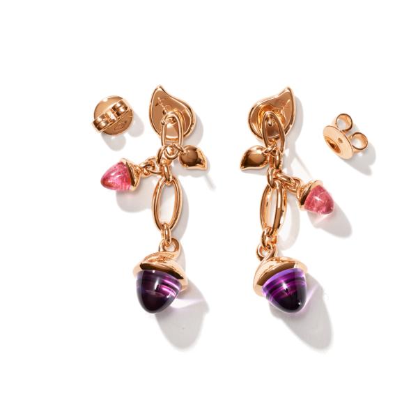 Tamara Comolli MIKADO Ohrringe Dangling 'Wildberry' (Ref: E-M-d-2-WB-rg)