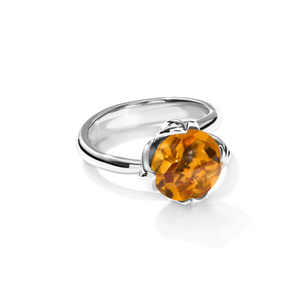 Tamara Comolli TULIP Ring Small mit Citrin (Ref: R-TUL-s-Cit-wg)