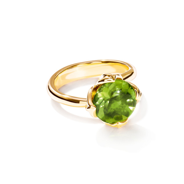 Tamara Comolli TULIP Ring Small mit Peridot (Ref: R-TUL-s-Per-yg)