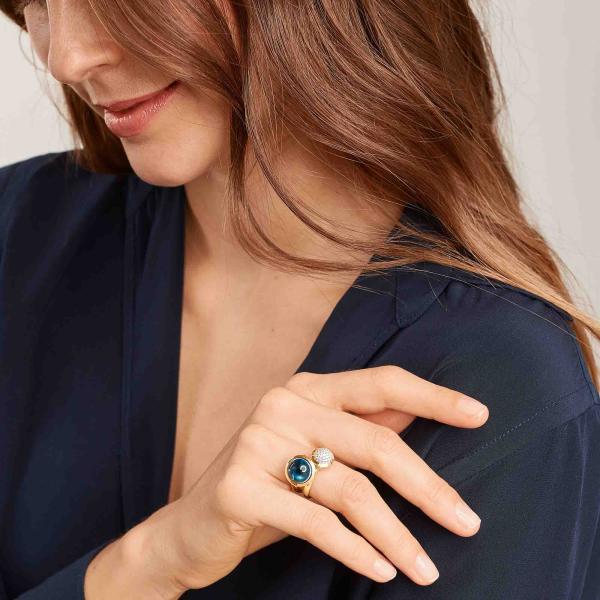 Tamara Comolli BOUTON Ring (Ref: R-BOU-s-p-yg)