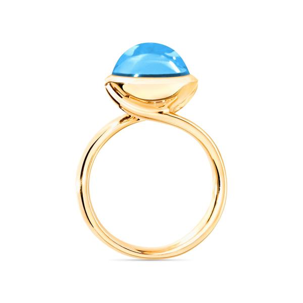 Tamara Comolli BOUTON Ring large Swiss Topas (Ref: R-BOU-l-ToSw-yg)