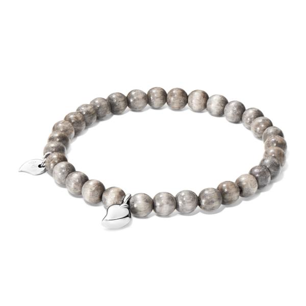 Tamara Comolli INDIA Drop Armband Greywood medium (Ref: B-IND-GW-Dr-m-wg)