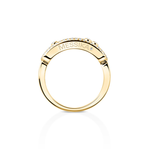Messika Baby Move Classique Pavé Ring (Ref: 04683-YG)