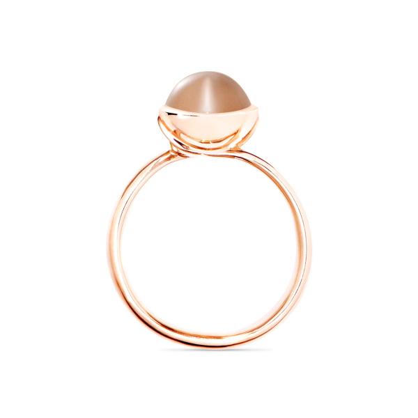 Tamara Comolli BOUTON Ring small brauner Mondstein (Ref: R-BOU-s-MoBr-rg)
