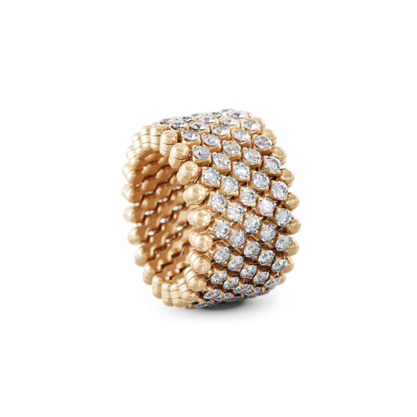 Serafino Consoli Brevetto Multi-Size Ring (Ref: RMS 7M2 RG WD)