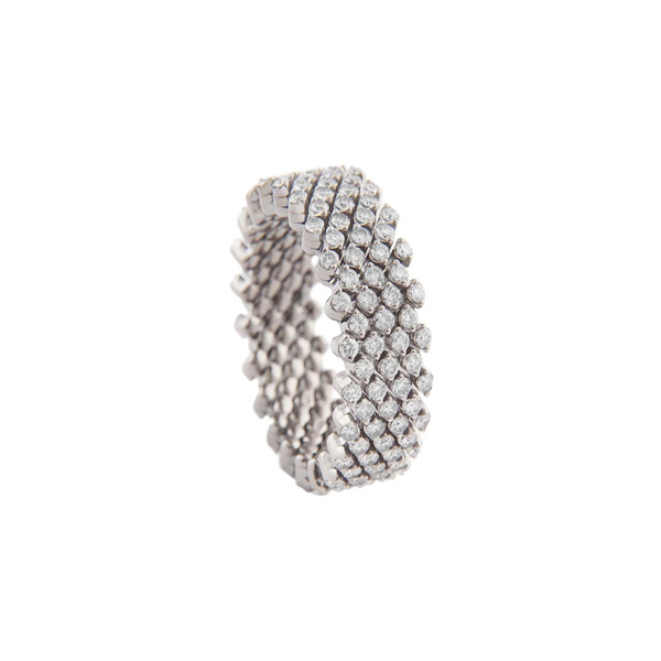 Serafino Consoli Brevetto Multi-Size Ring (Ref: RMS 7F2 WG WD)