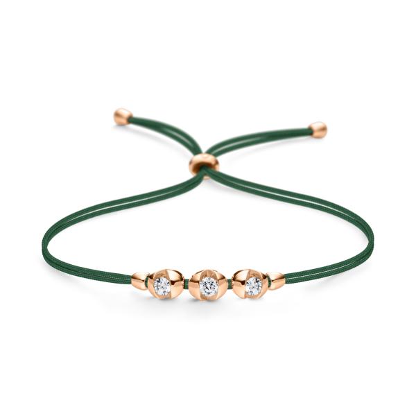 Schaffrath COLORTAIRE Armband (Ref: CTR32_B_008_BR_2_02_EMERALDGREEN_RW)
