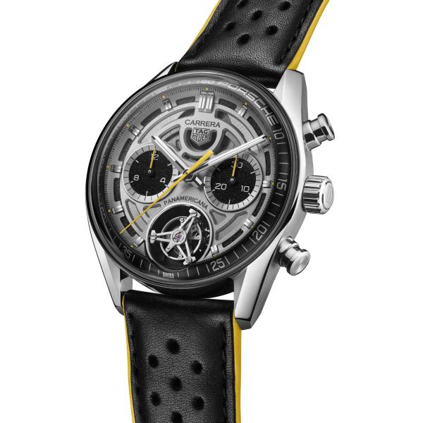TAG Heuer TAG HEUER CARRERA CHRONOGRAPH TOURBILLON X PORSCHE PANAMERICANA (Ref: CBS5012.FC6571)