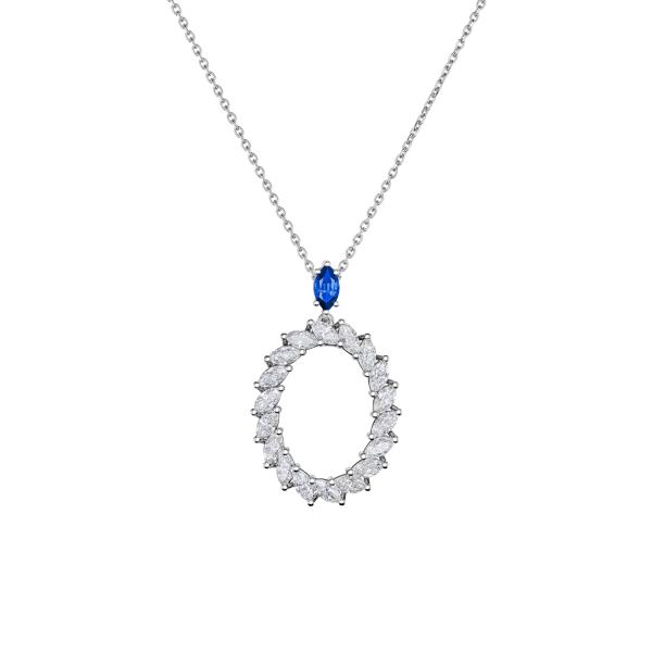 Chopard L'Heure du Diamant Marquise Anhänger mit Halskette (Ref: 79A061-1501)