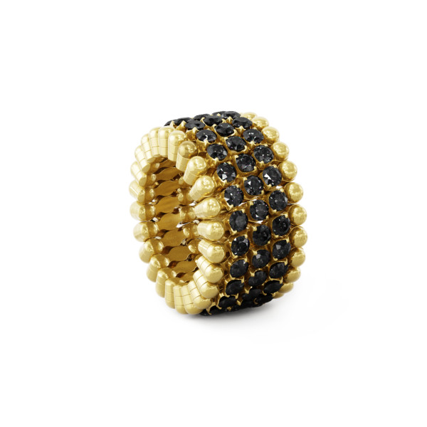 Serafino Consoli Serafino Multi-Size Ring und Armreif (Ref: S.RB 5M4 YG BD)