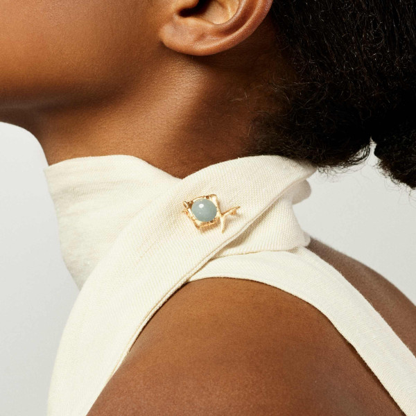 Ole Lynggaard Copenhagen Young Fish Brosche (Ref: A3214-403)