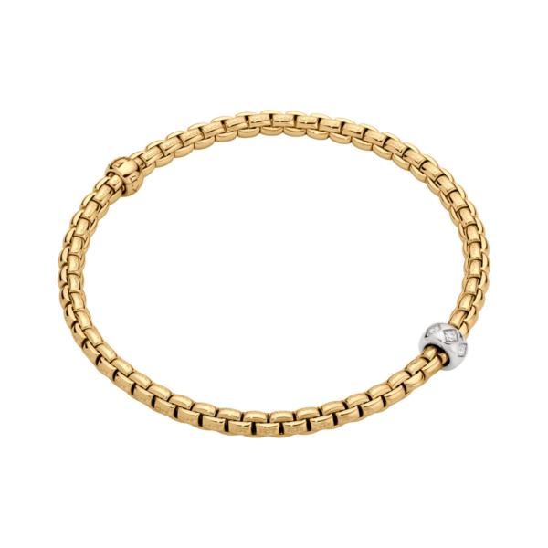 FOPE Eka Flex'it Armband mit Diamanten in Rautenfassung (Ref: 73101BX_BB_G_XBX_0XS)