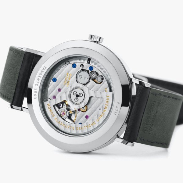 NOMOS Glashütte Tangente neomatik 39 platingrau (Ref: 143)